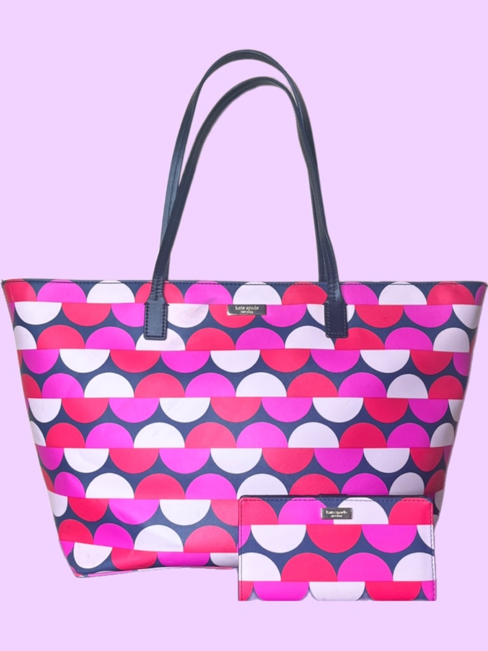 Kate Spade NY Shore Street Margareta Leather Tote Shoulder Bag w/ Wallet - Picture 1 of 7